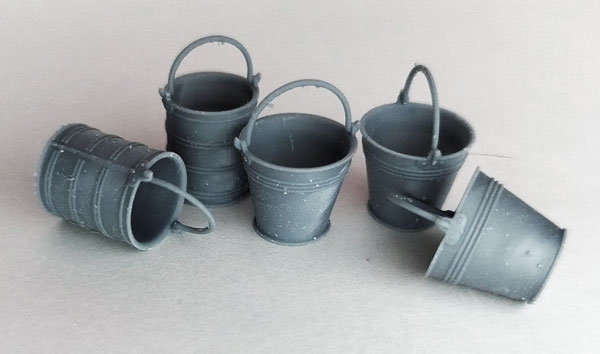 DM 35325 BUCKETS. 10ps. 1/35