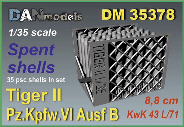 DM 35378  Spent shells. Tiger II. 35psc. 1/35